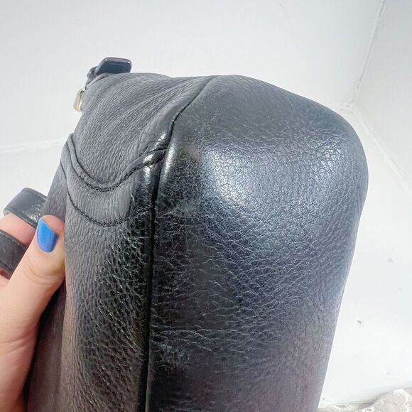 Kate Spade New York Black Pebbled Leather Crossbody Bag Tassel Purse - Picture 12 of 12